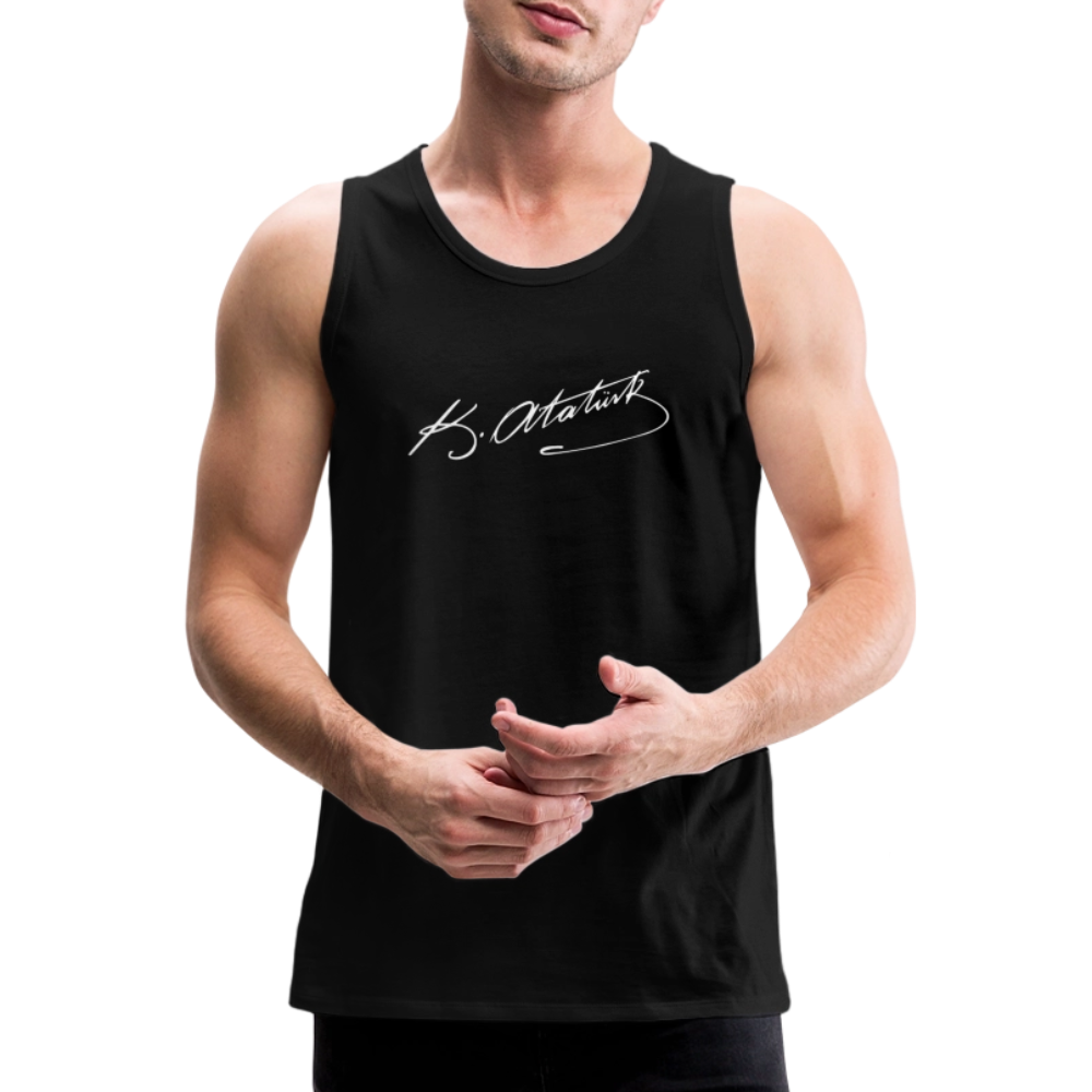 Atatürk Unterschrift Tank Top - black