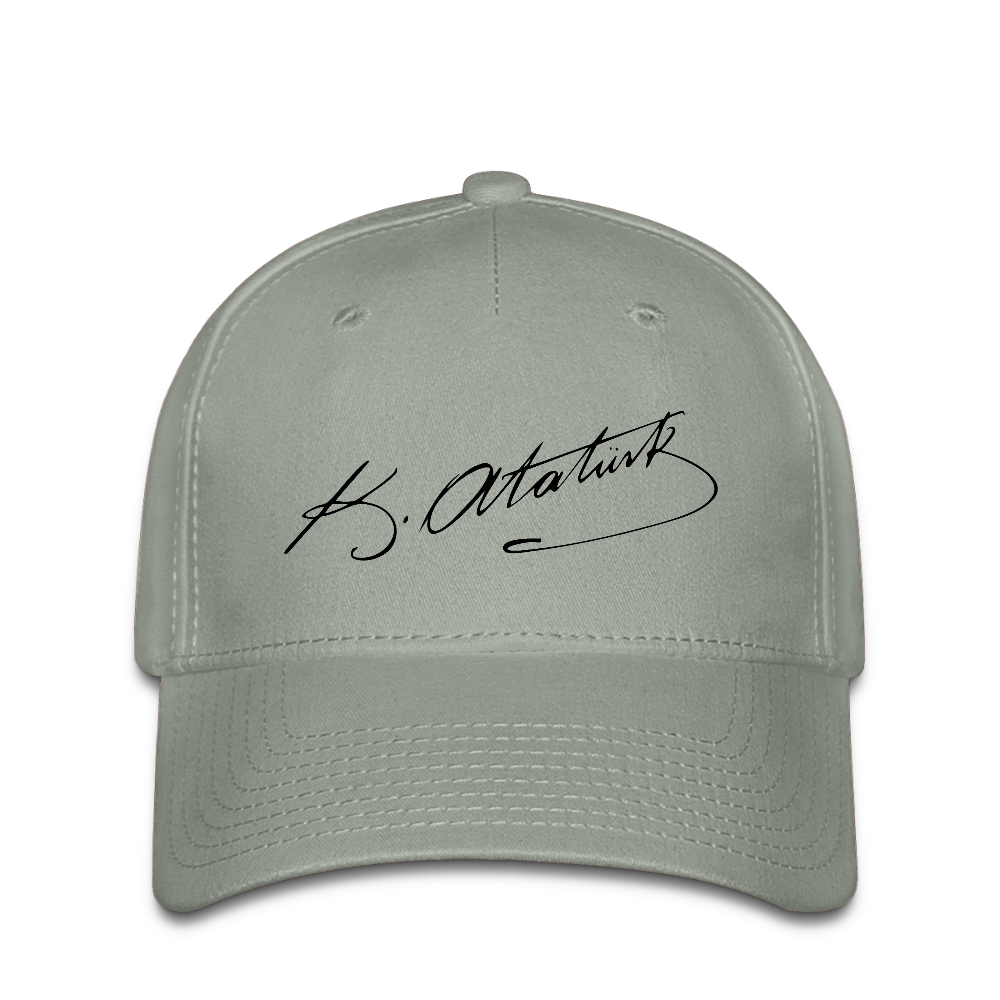 Die exklusive Atatürk Signature Flexfit Cap - Grüngrau