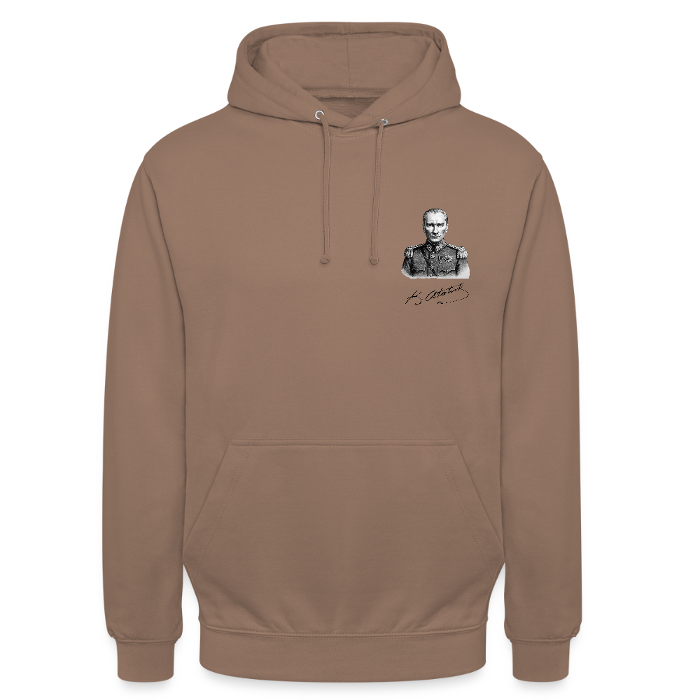 Atatürk Icon Hoodie - Unisex - mocha