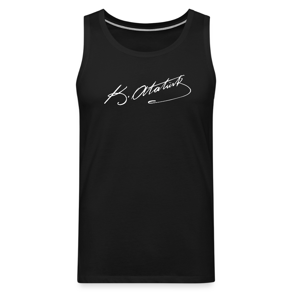 Atatürk Unterschrift Tank Top - black