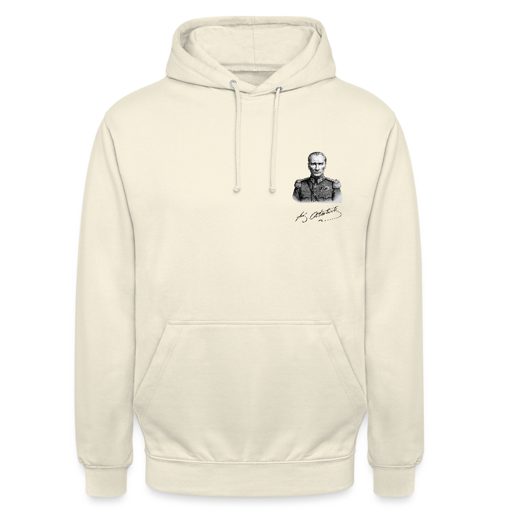 Atatürk Icon Hoodie - Unisex - vanilla