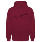 Atatürk Signature Hoodie – Stil mit Haltung. - Unisex - bordeaux