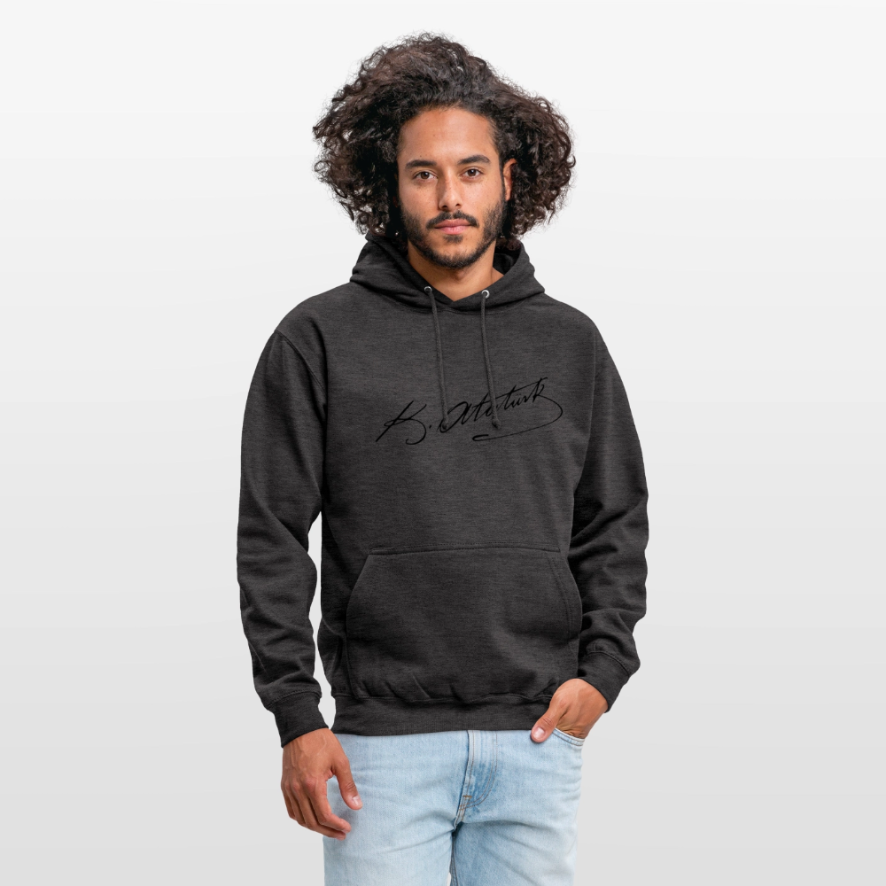 Atatürk Signature Hoodie – Stil mit Haltung. - Unisex - charcoal grey