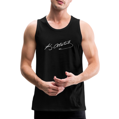 Atatürk Unterschrift Tank Top - black