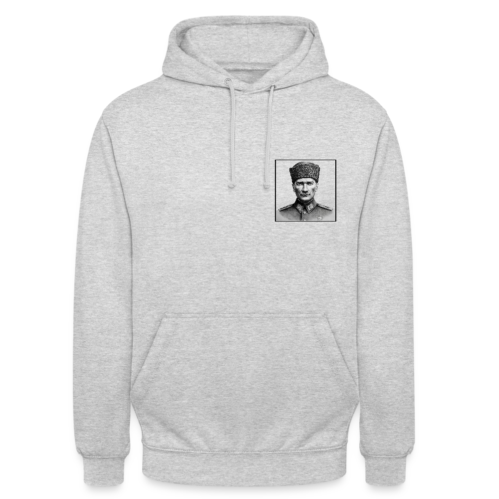 Atatürk Heritage Hoodie – Stolz. Stil. Geschichte. - light heather grey