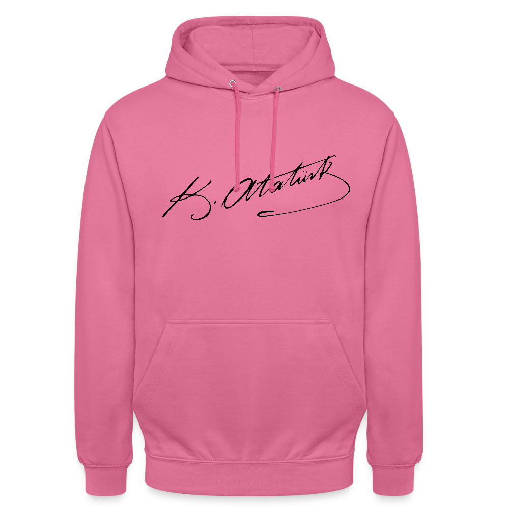 Atatürk Signature Hoodie – Stil mit Haltung. - Unisex - pink