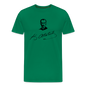 Atatürk Tribute T-Shirt – Porträt & Signatur vereint. - Kelly Green