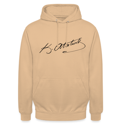 Atatürk Signature Hoodie – Stil mit Haltung. - Unisex - peach
