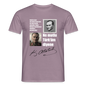 Atatürk Herren T-Shirt - Ne mutlu Türküm diyene - Lilagrau 