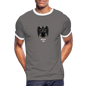 Beşiktaş Istanbul Herren Kontrast-T-Shirt – Dein Stolz in Schwarz-Weiß - Dunkelgrau/Weiß