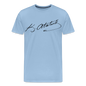 Atatürk Herren T-Shirt Unterschrift - Sky