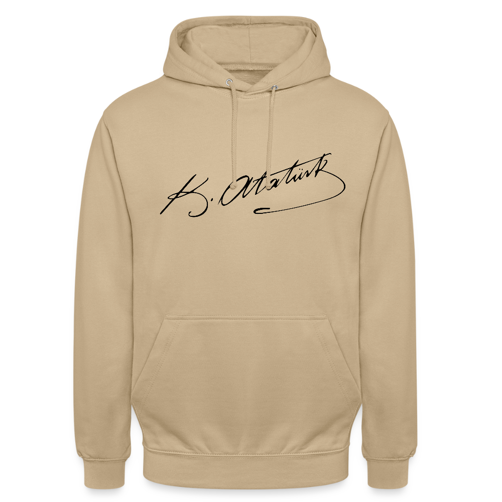 Atatürk Signature Hoodie – Stil mit Haltung. - Unisex - beige