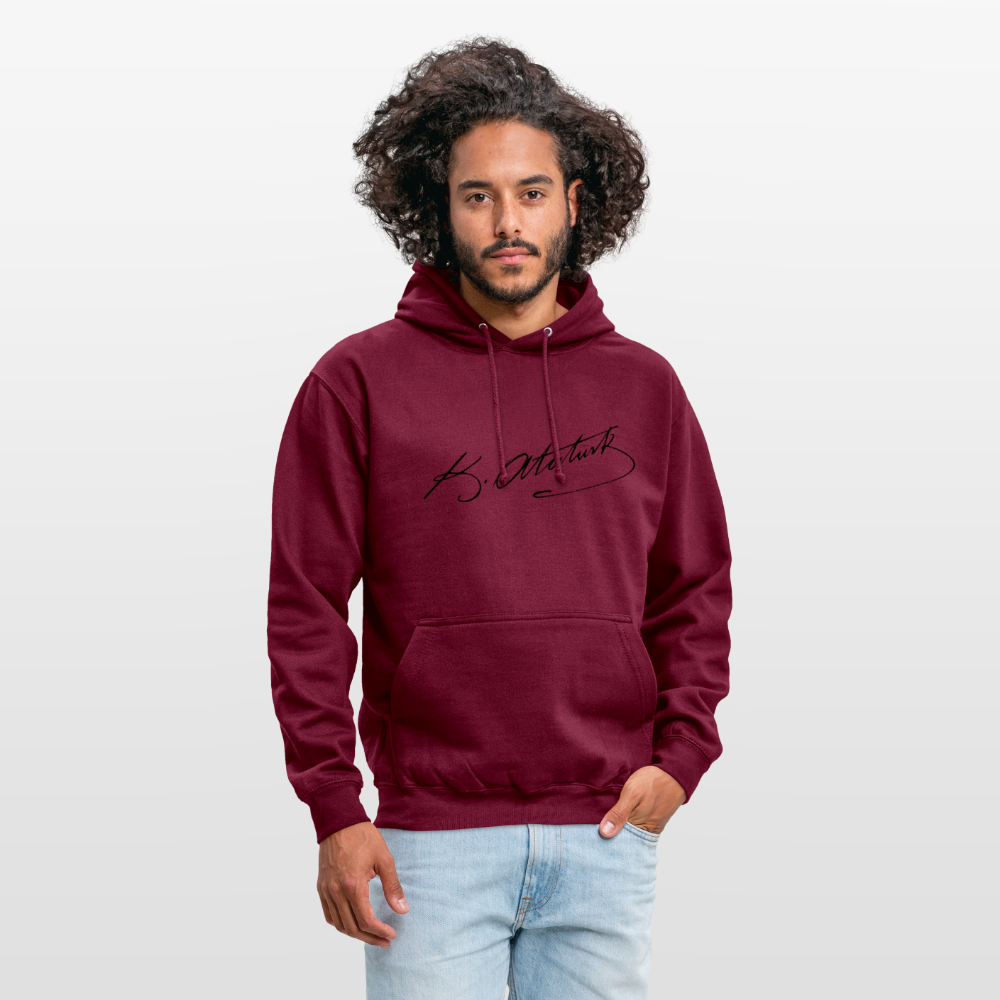 Atatürk Signature Hoodie – Stil mit Haltung. - Unisex - bordeaux