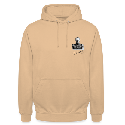 Atatürk Icon Hoodie - Unisex - peach