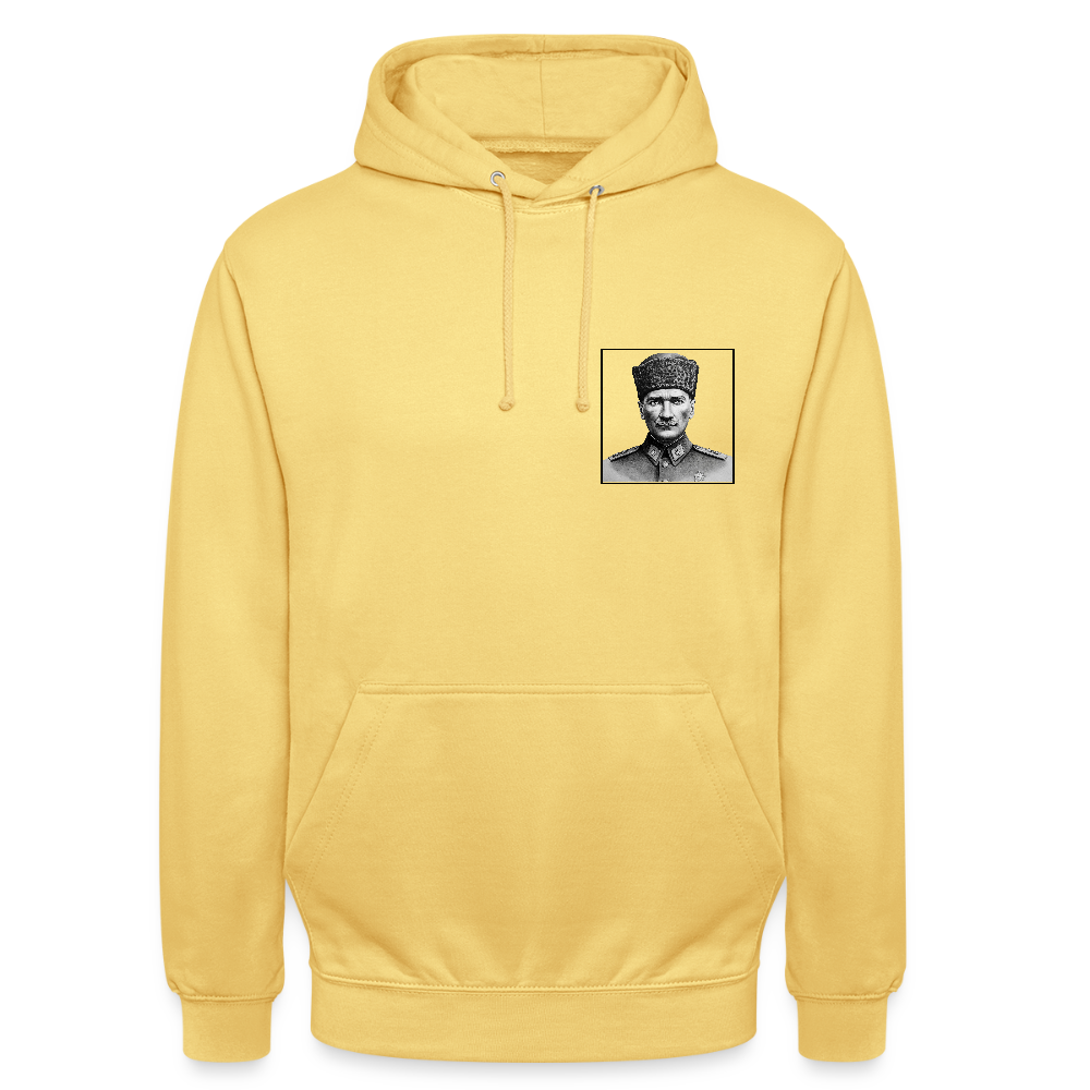 Atatürk Heritage Hoodie – Stolz. Stil. Geschichte. - lemon yellow