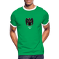 Beşiktaş Istanbul Herren Kontrast-T-Shirt – Dein Stolz in Schwarz-Weiß - Kelly Green/Weiß