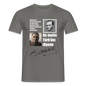 Atatürk Herren T-Shirt - Ne mutlu Türküm diyene - Graphit