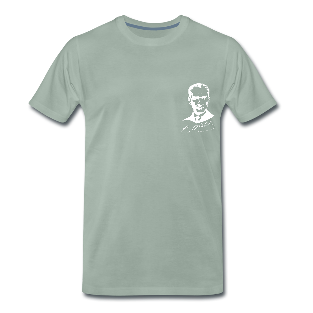 Atatürk Herren T-Shirt - Graugrün
