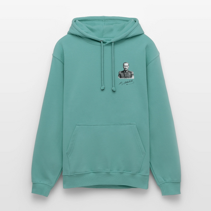 Atatürk Icon Hoodie - Unisex - pastel turquoise