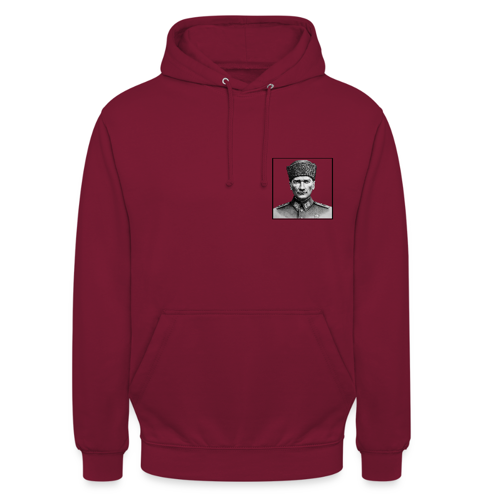 Atatürk Heritage Hoodie – Stolz. Stil. Geschichte. - bordeaux