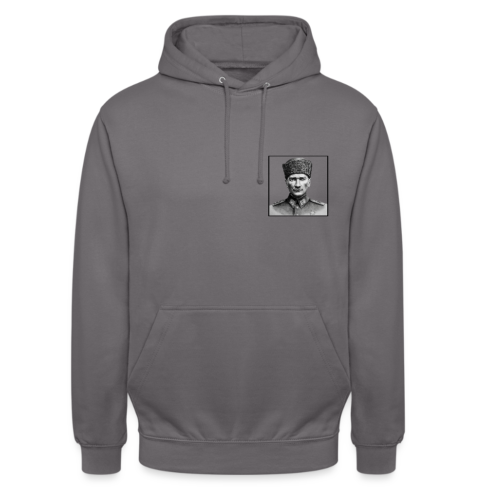 Atatürk Heritage Hoodie – Stolz. Stil. Geschichte. - elephant grey