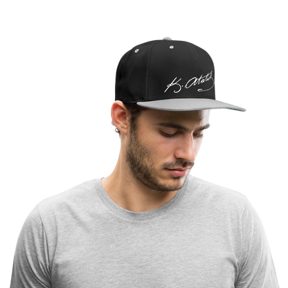 Atatürk Unterschrift Snapback Cap - black/grey