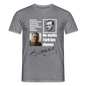 Atatürk Herren T-Shirt - Ne mutlu Türküm diyene - Graphit meliert