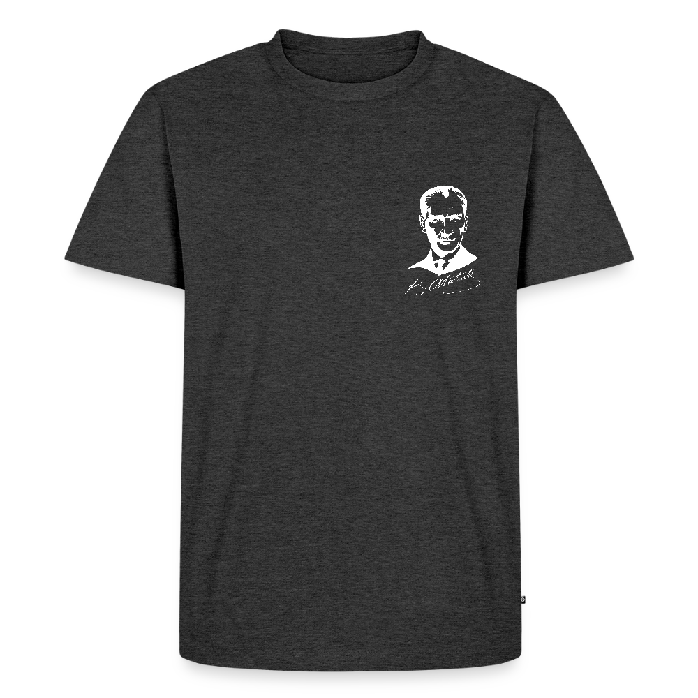 Atatürk Herren T-Shirt - Anthrazit meliert