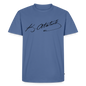 Atatürk Herren T-Shirt Unterschrift - Taubenblau