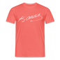 Atatürk Unterschrift Herren T-Shirt - coral