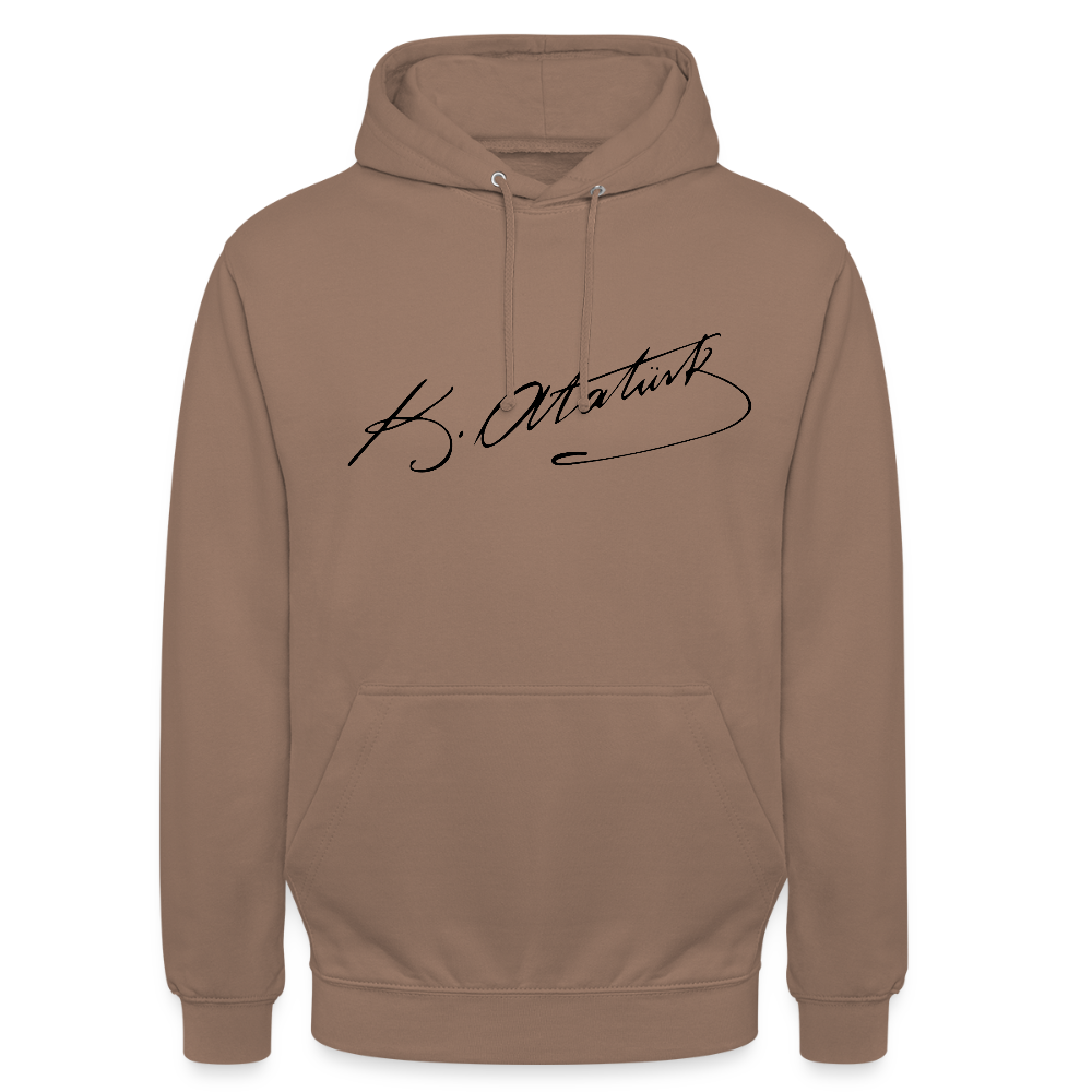 Atatürk Signature Hoodie – Stil mit Haltung. - Unisex - mocha