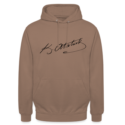 Atatürk Signature Hoodie – Stil mit Haltung. - Unisex - mocha