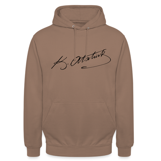 Atatürk Signature Hoodie – Stil mit Haltung. - Unisex - mocha