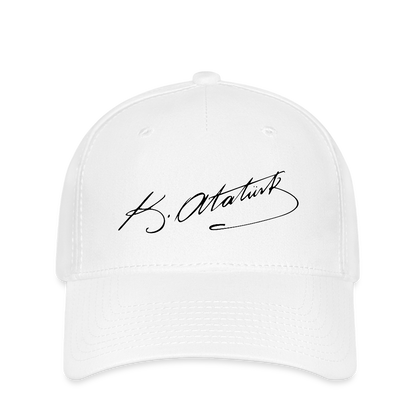 Die exklusive Atatürk Signature Flexfit Cap - Weiß