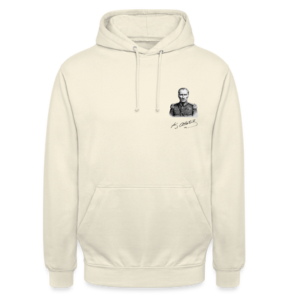 Atatürk Icon Hoodie - Unisex - vanilla