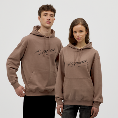 Atatürk Signature Hoodie – Stil mit Haltung. - Unisex - mocha